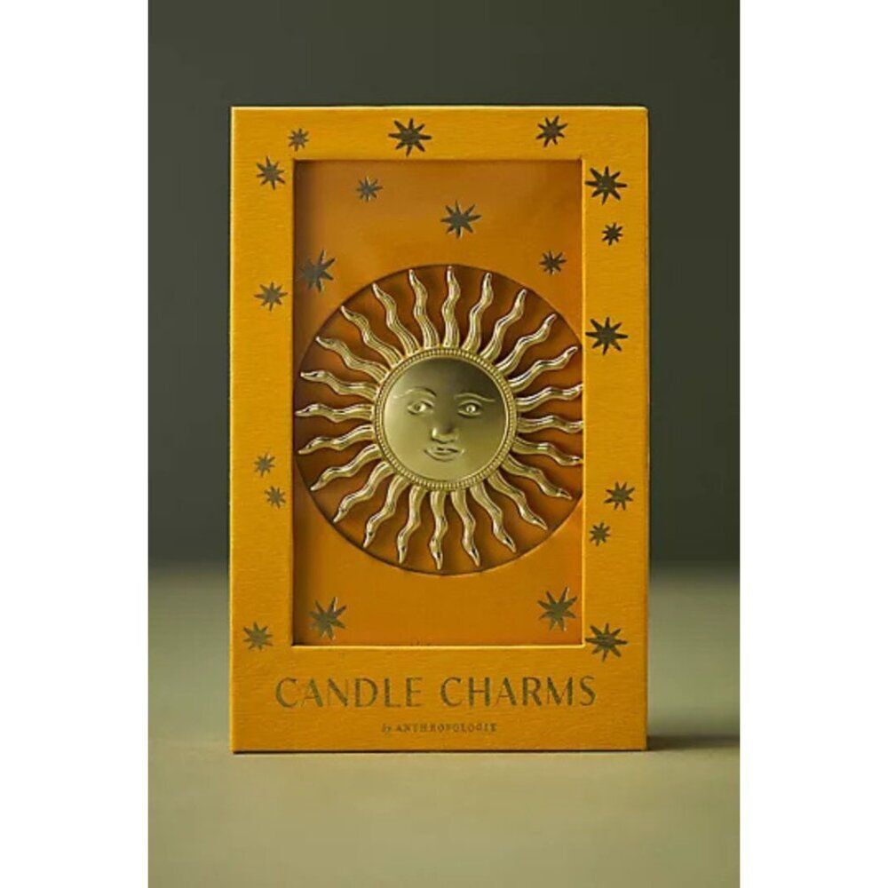 Anthropologie Sun Candle Charm NWT Gifting Decor Maximalism Maximalist Celestial